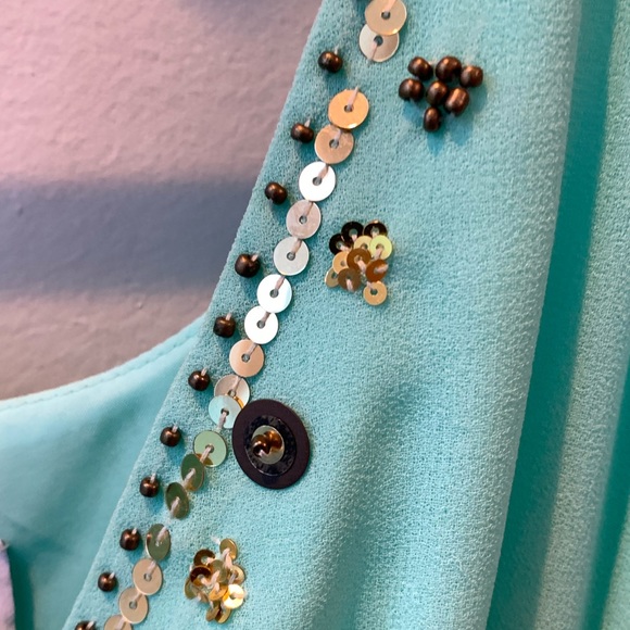 Teal dress by Together - Picture 6 of 9